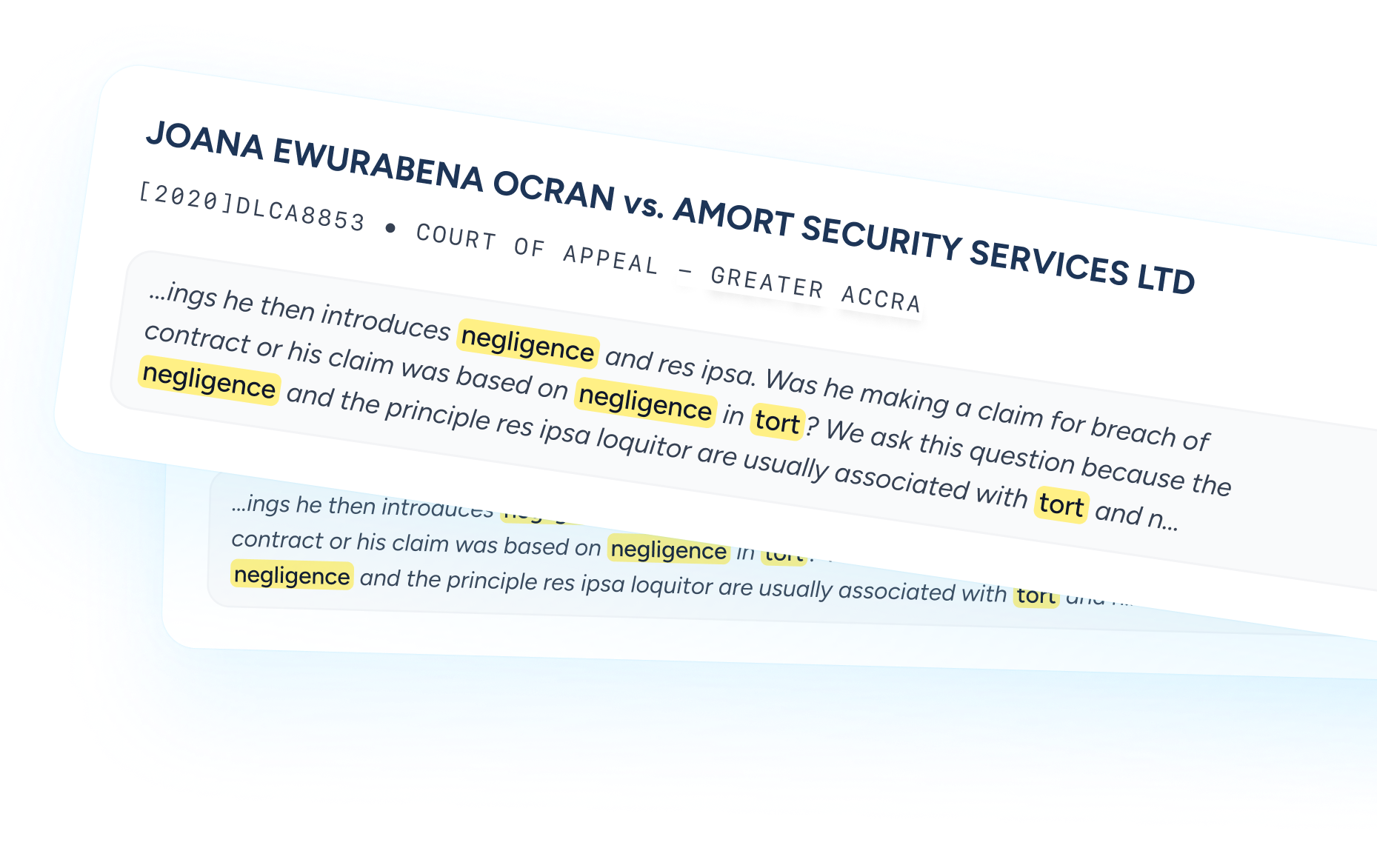 Most Recent Cases and Statutes